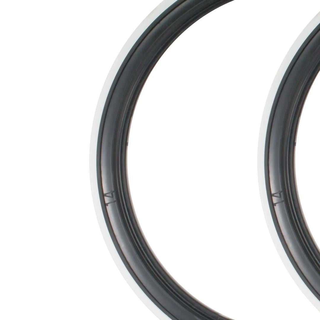 14 inch black and white tire whitewall insert set for vw t1 and t2 7 7029