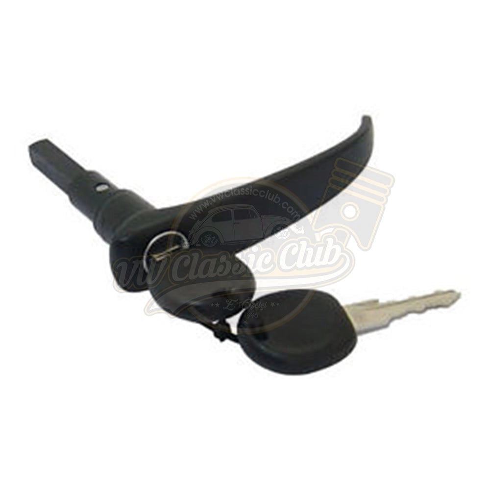 black center door handle for vw t1 transporter 1950 1967 55 5644