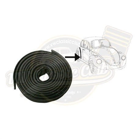 black fender welt seal set for vw beetle 1100 1303 1955 1979 25 2648 d
