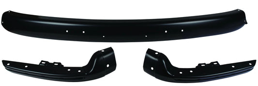 black front bumper complete for vw t2 transporter 1967 1972 5 5047