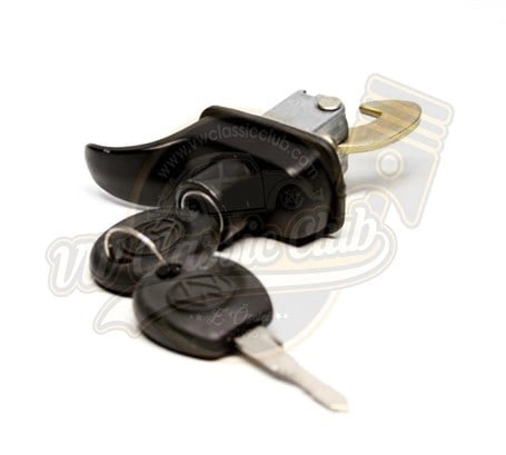 black locking engine lid handle 3 screw for vw beetle 1968 1979 55 5874 s 6889