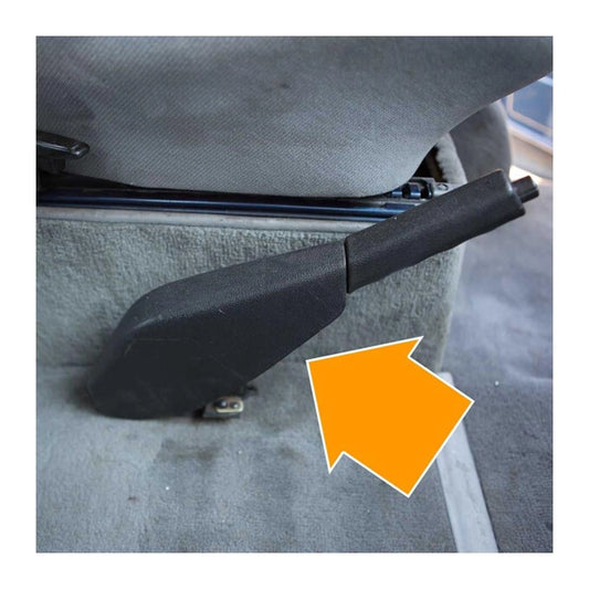 black plastic handbrake cover for vw t3 1986 1992 35 3524 q 2259