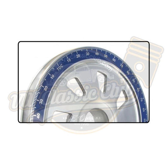 blue degree crankshaft pulley for air cooled vw beetle t1 t2 karmann ghia 6 6710