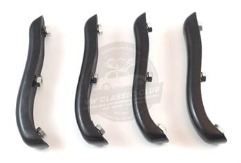 bumper override rubber seals 4pc set for vw beetle 1100 1200 1300 1953 1967 25 2