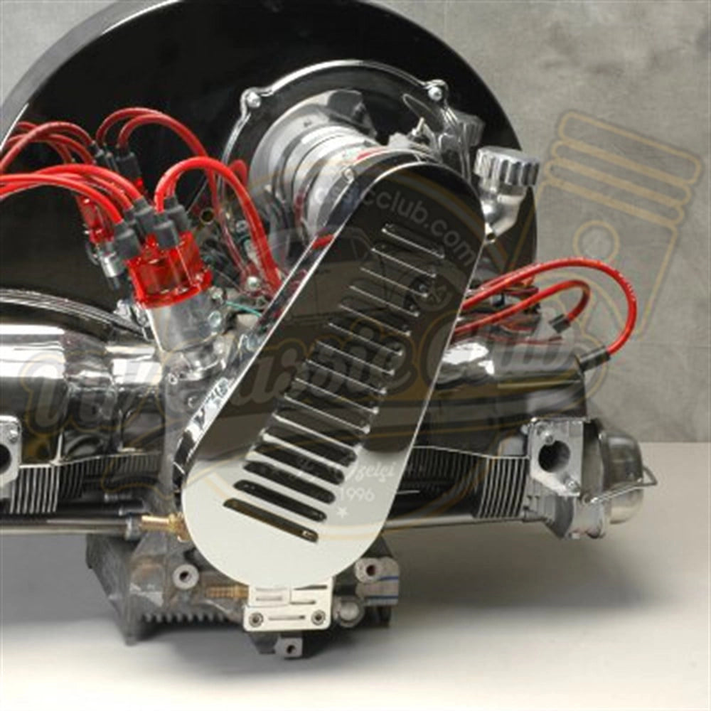 chrome alternator pulley cover for vw beetle t1 t2 karmann ghia 6 6476 c
