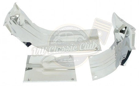 chrome engine tin set 3 piece for air cooled vw 1200 1300 6 6098 a