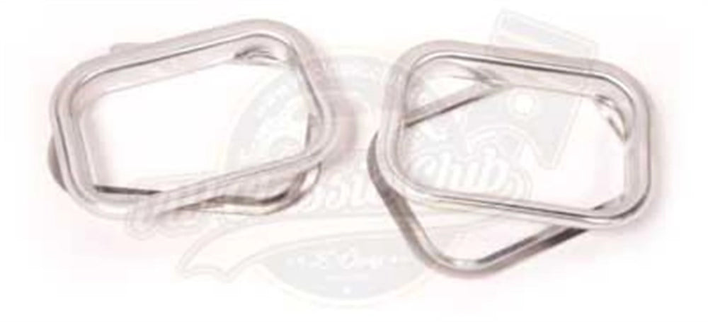 chrome heater vent trim set for vw beetle 1100 1956 1960 4 4861 s 7042