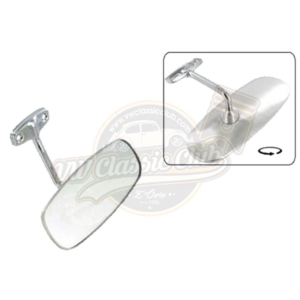 chrome interior rear view mirror for vw t1 transporter 1960 1967 4 4401