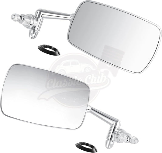 chrome side mirror set left right for vw beetle 1300 1302 1303 25 3009
