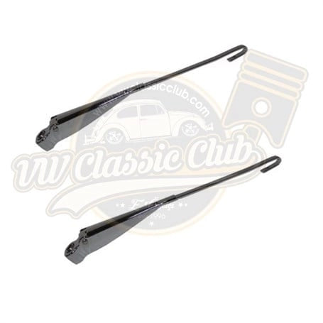 chrome windshield wiper arms set for vw beetle 1200 1300 1302 1968 1972 25 3185