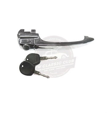 classic vw beetle door handle with key left or right 1955 1966 55 5514 s 6823
