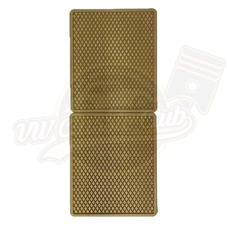 cream classic floor mat set with vw logo for beetle 1100 1303 4 4702