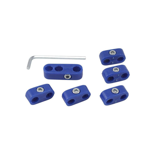 empi blue spark plug wire loom set for classic volkswagen air cooled engines 6 6