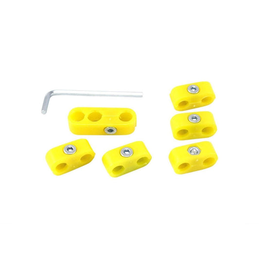 empi yellow spark plug wire loom set for classic vw air cooled engines 6 6749