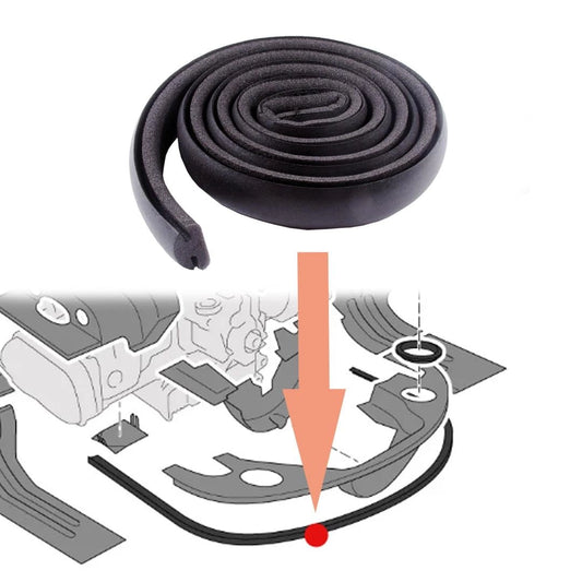 engine bay seal for vw t2 bay window 1972 1979 25 3057