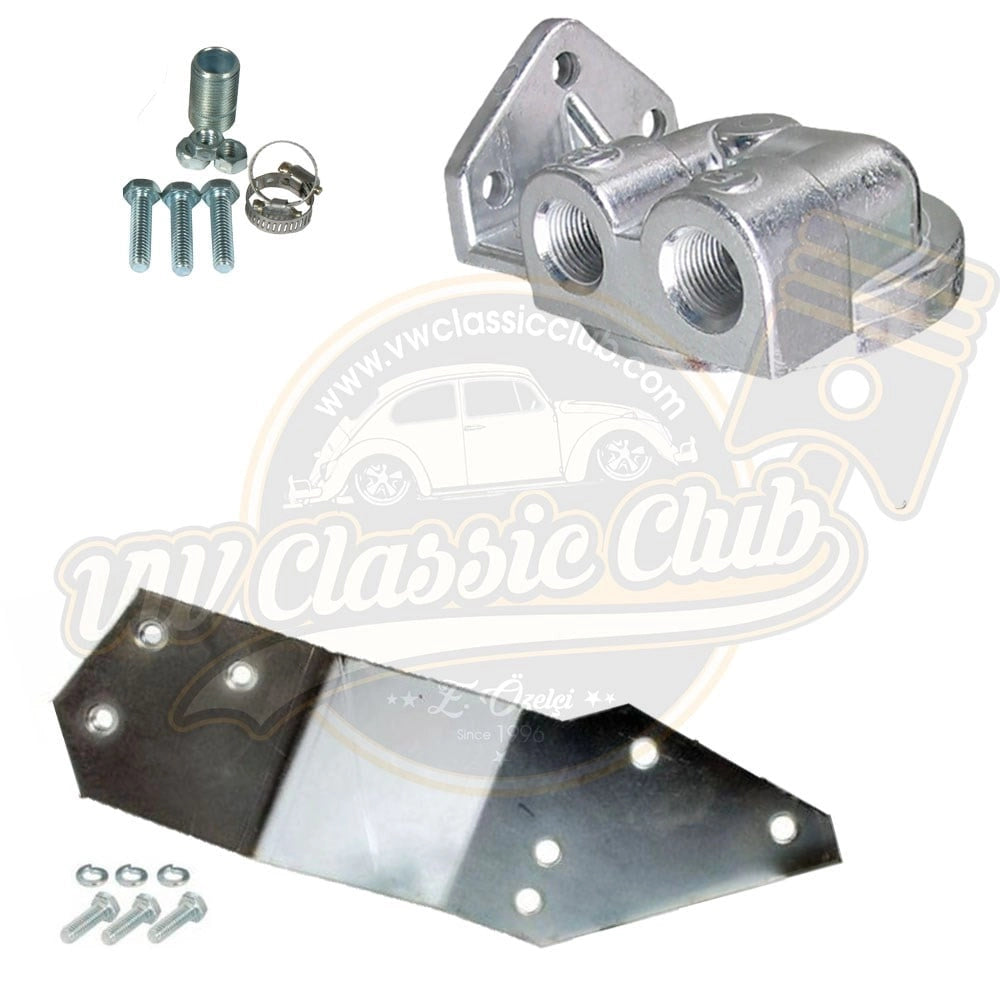 extra oil pump filter connection kit for classic vw air cooled engines 6 6056
