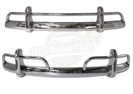 front rear bumper set tubular style for vw beetle 1100 1200 1955 1967 25 2846