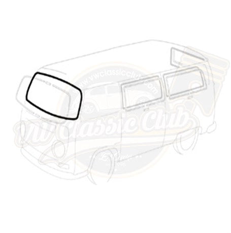 front windshield seal for vw t2 bus 1968 1979 25 2678