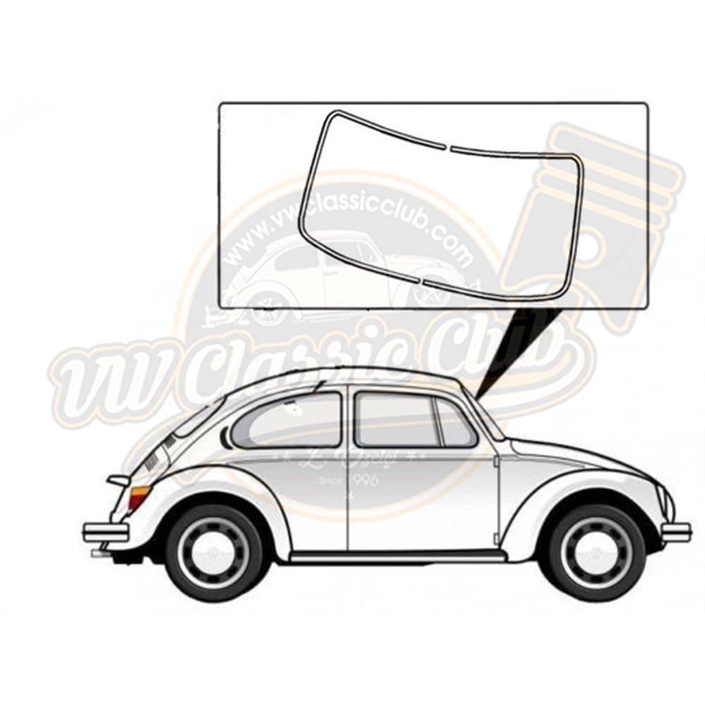 front windshield trim molding for vw super beetle 1303 1973 1977 25 2960