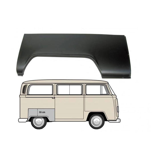 klokkerholm right rear fender arch repair panel for vw t2 bus 1971 1979 25 3105