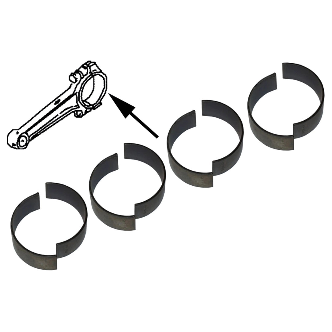 kolbenschmidt con rod bearings 0 25mm for air cooled vw t1 t2 karmann 6 6040