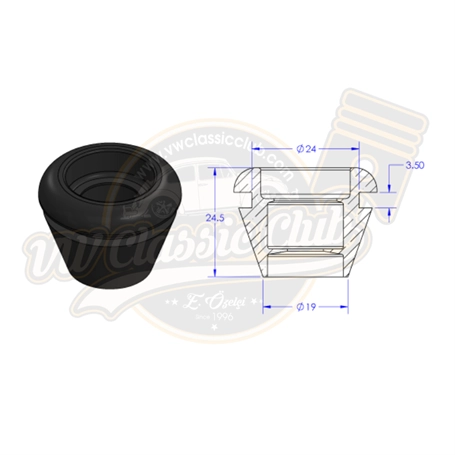 main wiring harness rubber grommet for vw beetle 1200 1300 1965 1973 3 3569 s 70