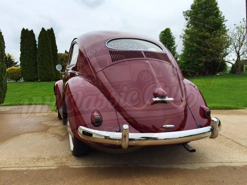 oval window seal trim aluminum set for vw beetle 1953 1957 25 3073