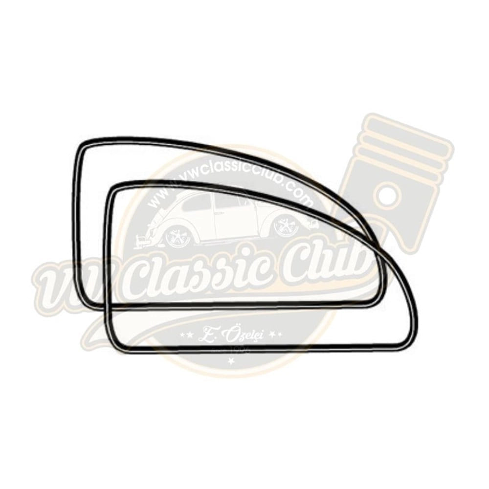 pop out rear window seal set for vw beetle 1200 1300 1302 1303 25 2643 q 3016