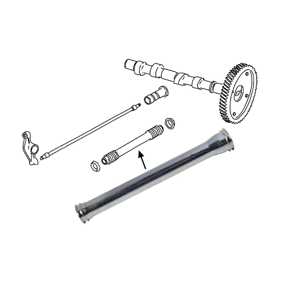 push rod tube set 208 mm for vw t2 and t3 1700 2000cc engines 6 6014