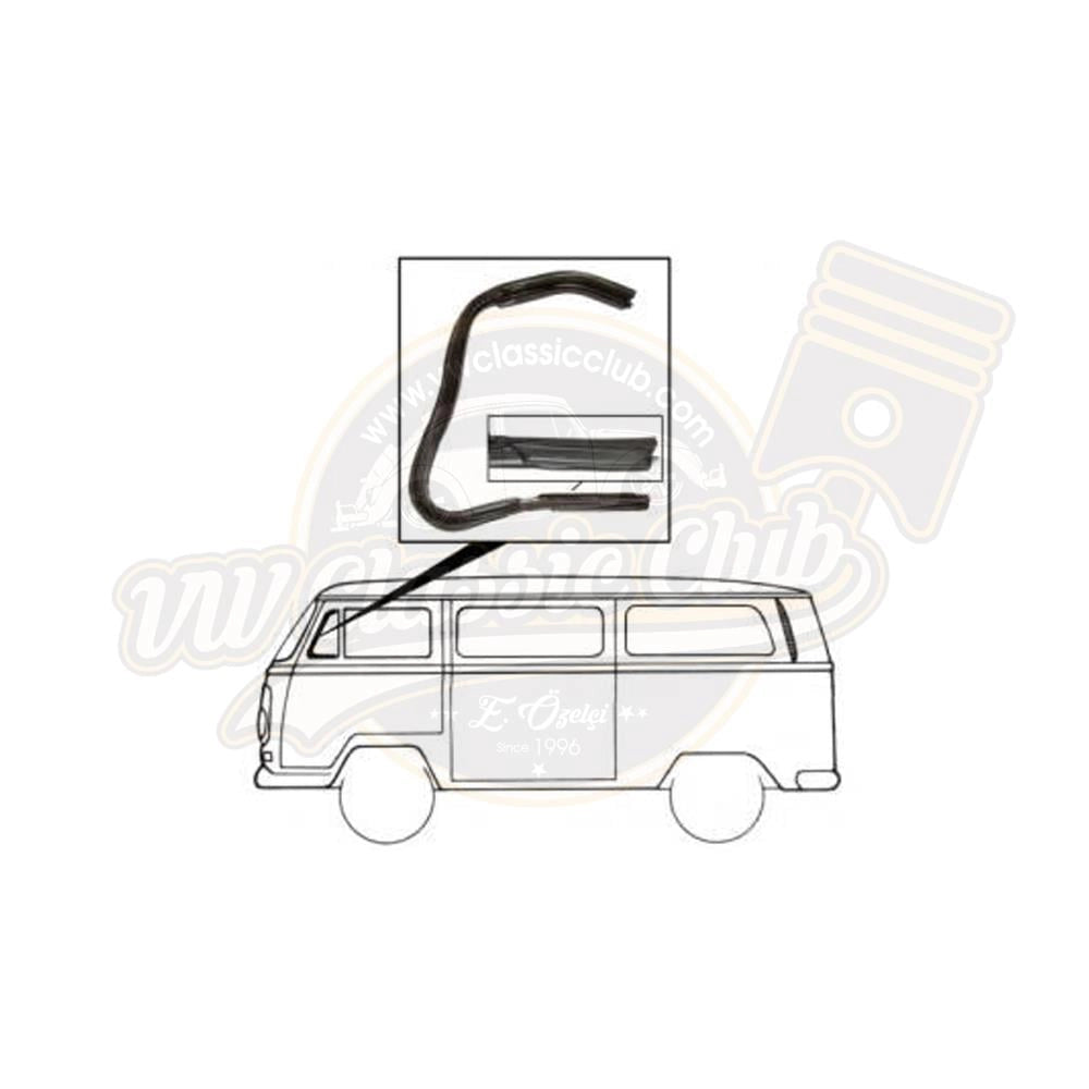 quarter window seal kit for vw t2 bus 1968 1979 55 5555 q 3002