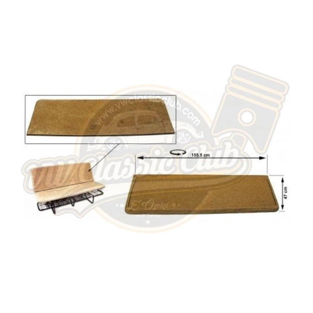 rear seat backrest pad for vw t1 and t2 transporter 4 4929