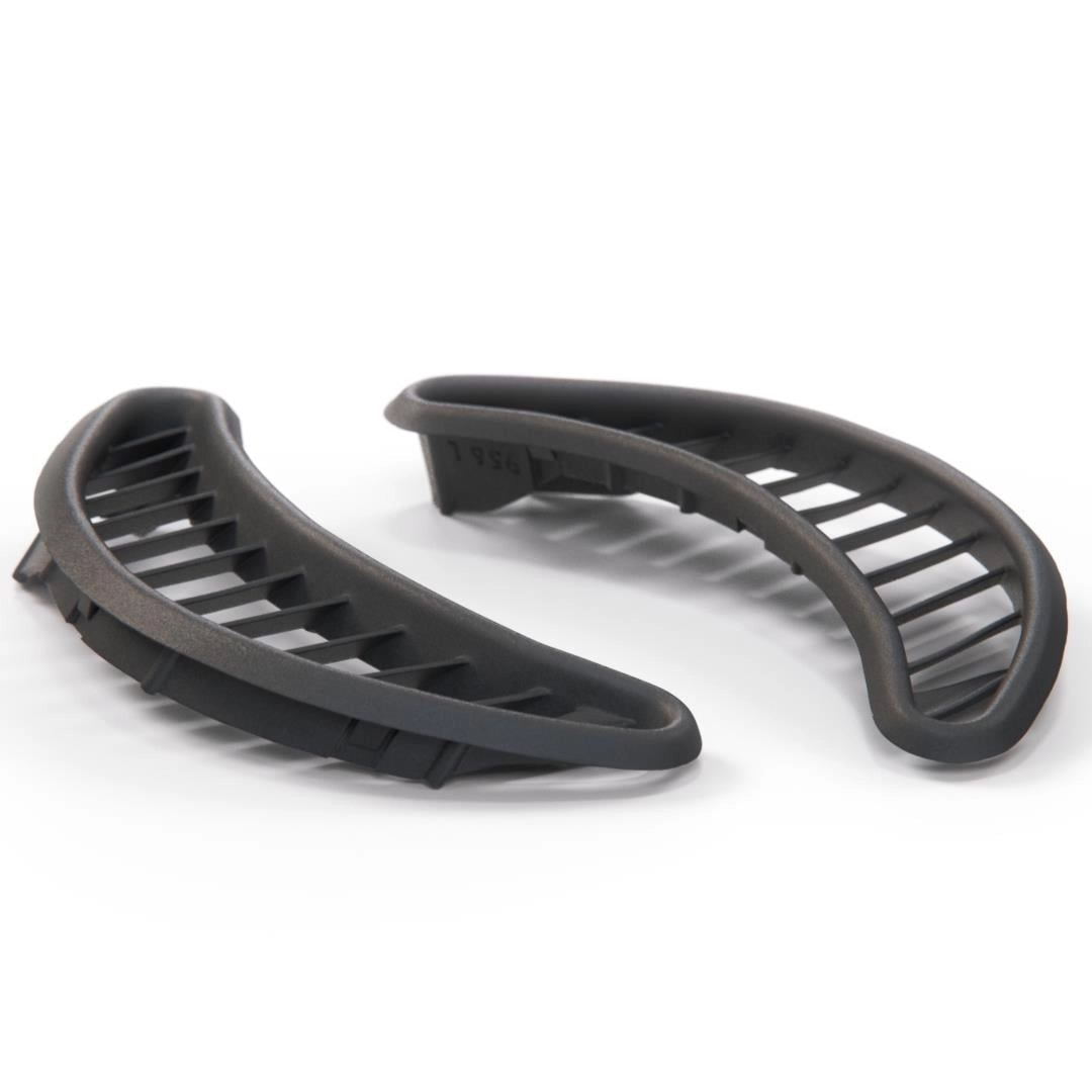 rear side ventilation grille set for vw beetle 1302 and 1303 1972 1979 25 2607 q