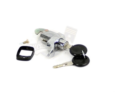 rear trunk lock with key single screw for vw super beetle 1303 1973 1979 55 5832