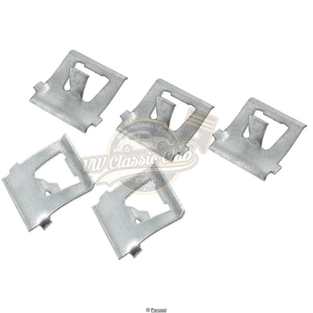 rocker panel trim clips for vw beetle 1100 1200 1955 1966 5 pack 25 2566 s 6791