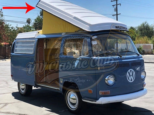 roof gutter seal set for vw t2 early bay 1968 1971 25 2628