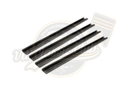 seat rail guide fiber set for vw beetle 1300 1302 1970 1972 4 4831 o 0553