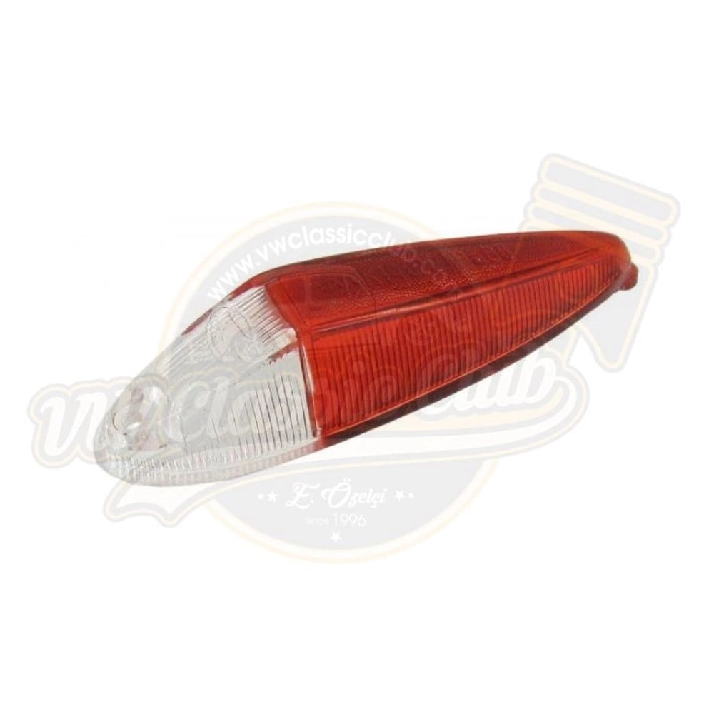 side parking light lens white red for vw type 3 1962 1973 3 3636
