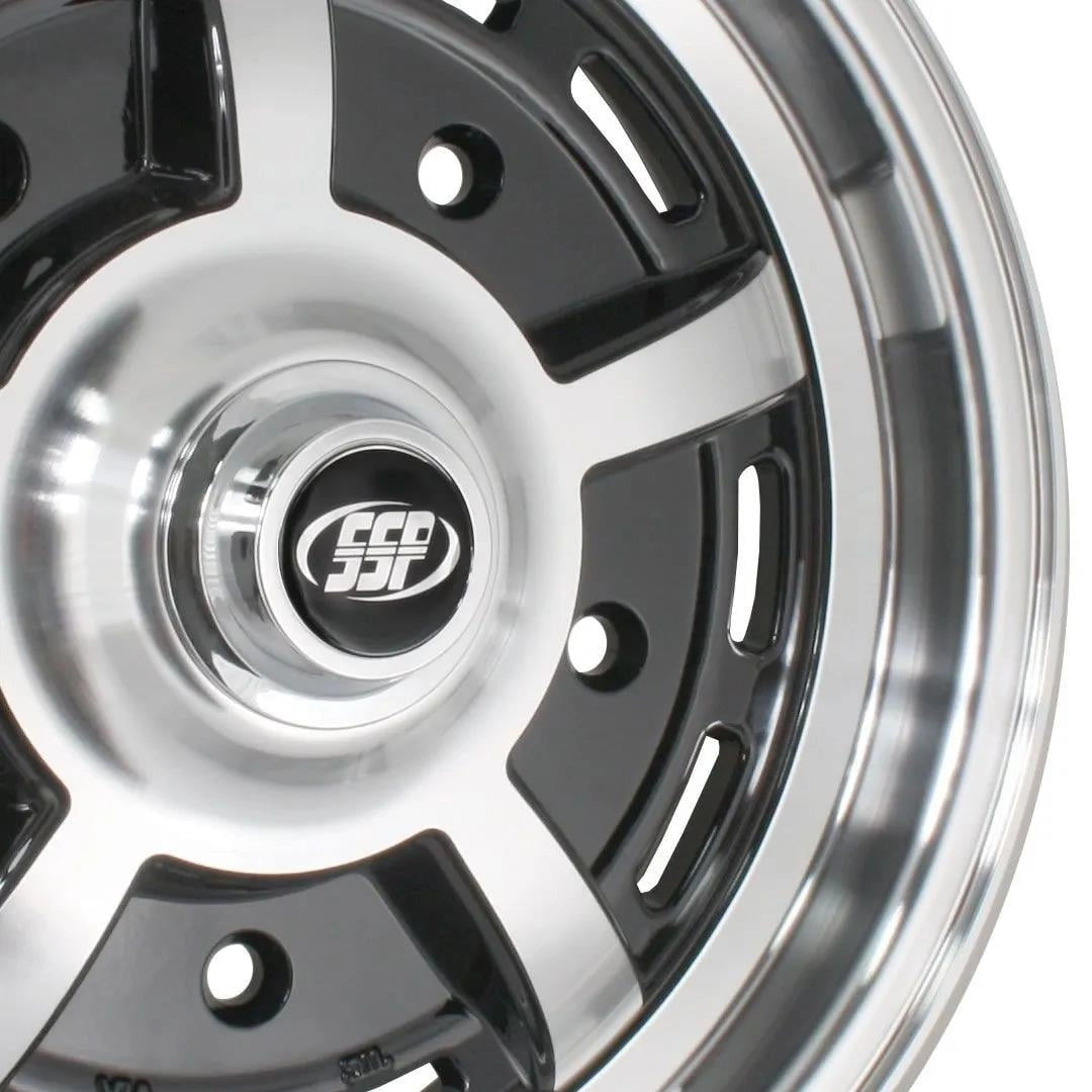 sprint star 15x5 inch alloy wheels black 5x205 set for vw beetle t1 t2 4513