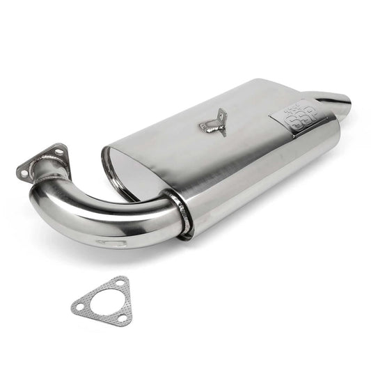 stainless steel mondo muffler exhaust for vw beetle and t1 transporter 6 6368