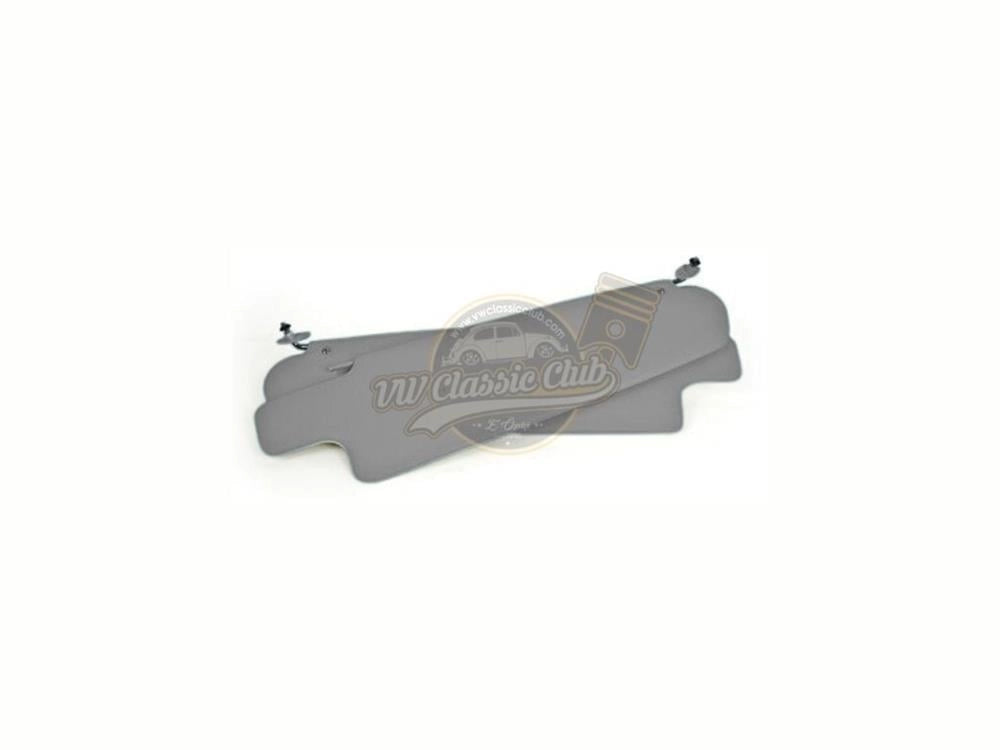 sun visor set grey for vw t2 transporter 1968 1979 4 4336