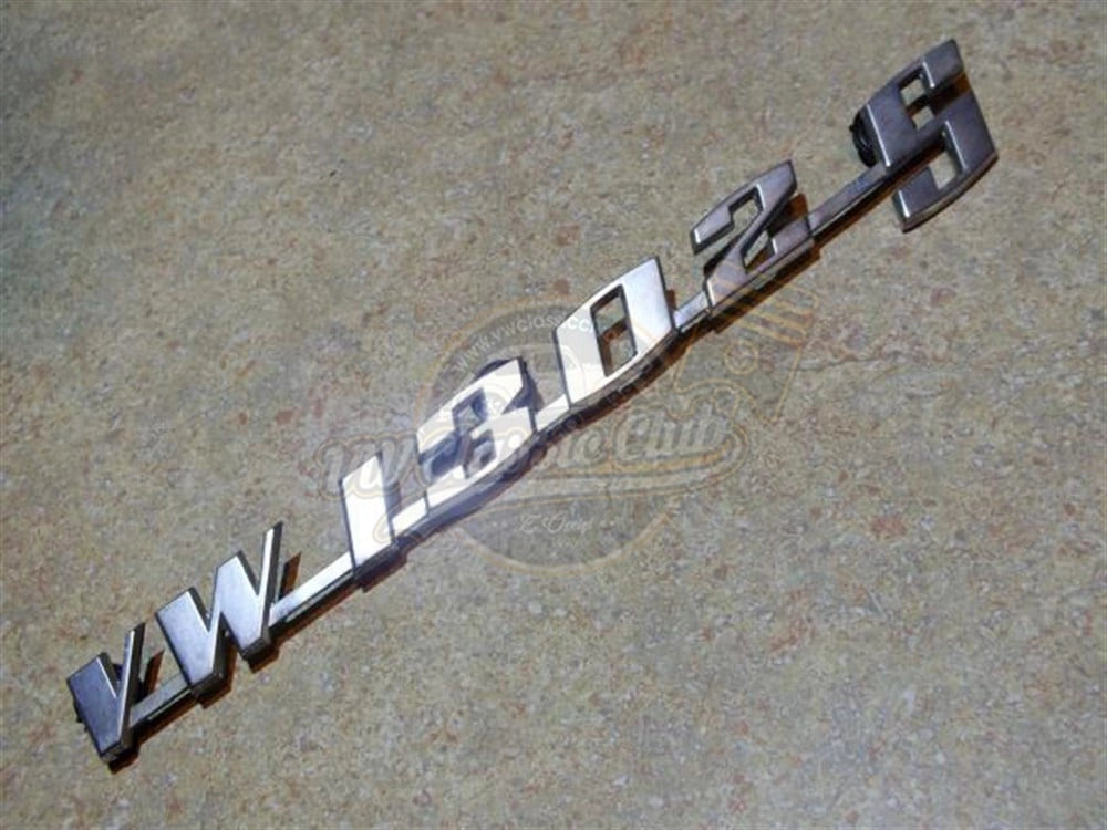 vw 1302s stainless steel emblem oem 113853687a 2 2012