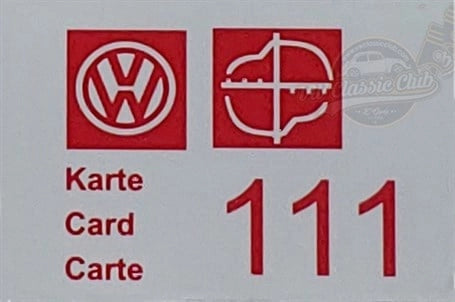 vw beetle 1100 1200 1300 information sticker reproduction 1955 1971 2 2069