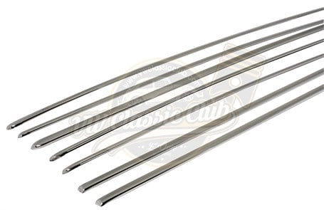 vw beetle exterior trim molding set 7 piece stainless steel 25 2525