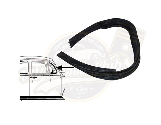 vw beetle quarter window seal right 1300 1302 1303 1965 1979 55 5686 q 3005
