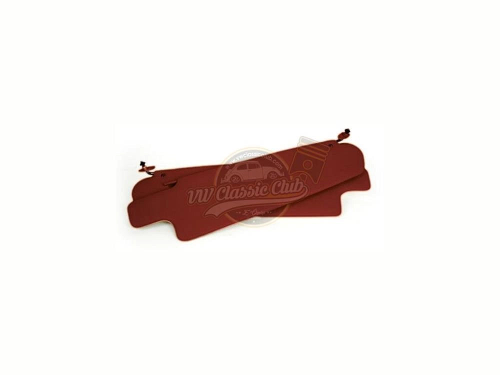 vw t2 bus sun visor set maroon 1968 1979 4 4774