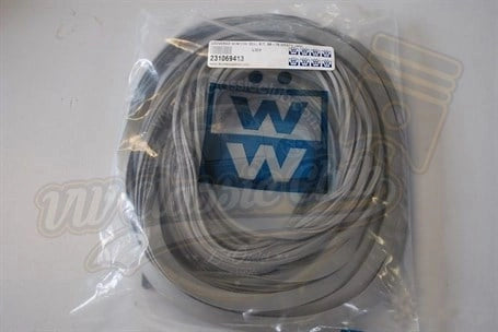 vw t2 jalousie window rubber repair kit 1968 1979 55 5695 s 7055
