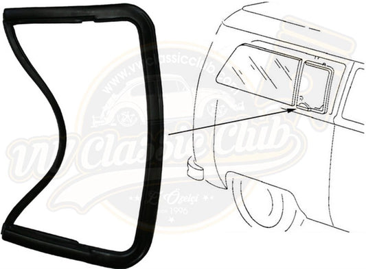 vw t2 rear quarter window seal 1968 1979 25 3080