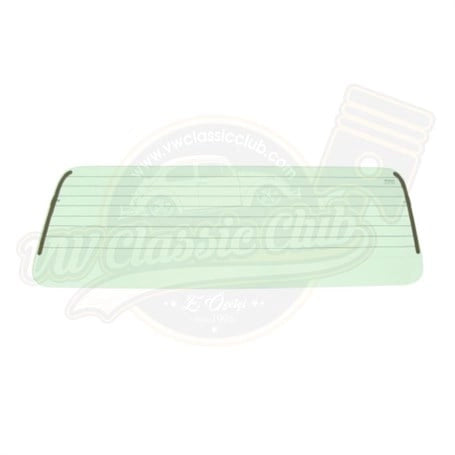 vw t2 rear window glass green tint with heating 1968 1979 25 3129