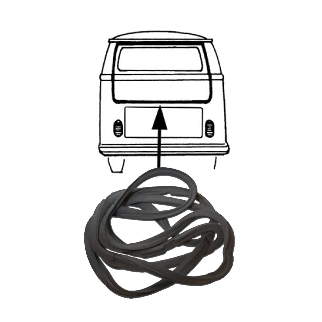 vw t2 tailgate dust seal 1972 1979 5 5028