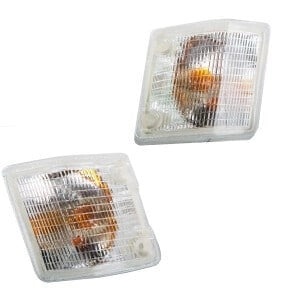 vw t3 front white indicator turn signal light set 1979 1992 3 3621